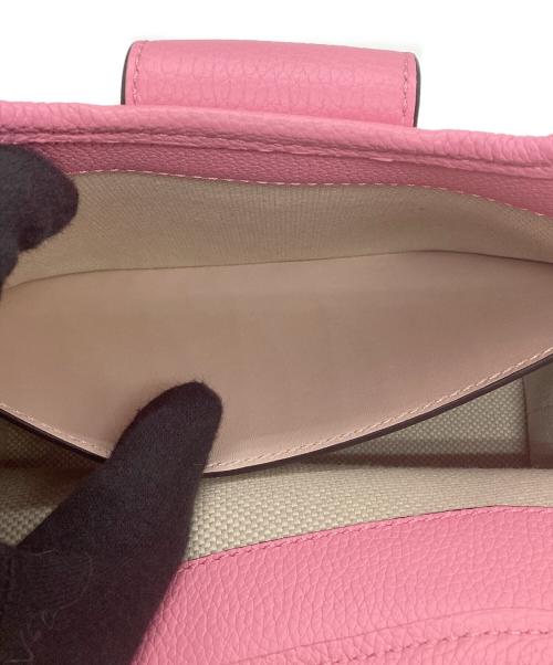 Roger Vivier（ロジェ ヴィヴィエ）Roger Vivier (ロジェ ヴィヴィエ) レザー ショッピング バッグ ミニ ピンクの古着・服飾アイテム