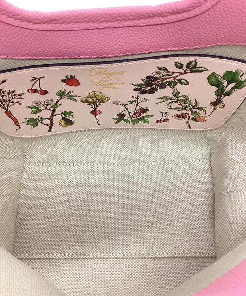 Roger Vivier（ロジェ ヴィヴィエ）Roger Vivier (ロジェ ヴィヴィエ) レザー ショッピング バッグ ミニ ピンクの古着・服飾アイテム