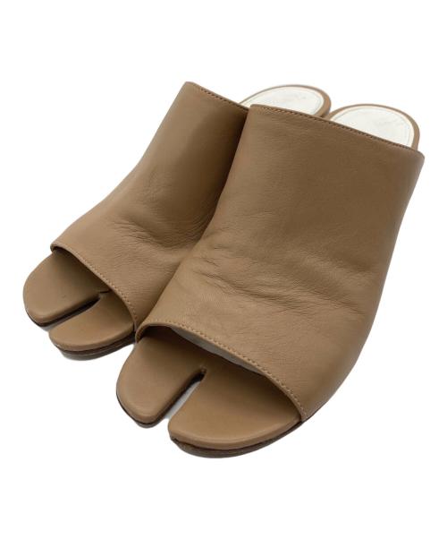 Maison Margiela（メゾンマルジェラ）Maison Margiela (メゾンマルジェラ) HANNAH ミュール ベージュ サイズ:37の古着・服飾アイテム