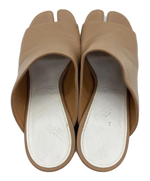 Maison Margiela（メゾンマルジェラ）Maison Margiela (メゾンマルジェラ) HANNAH ミュール ベージュ サイズ:37の古着・服飾アイテム