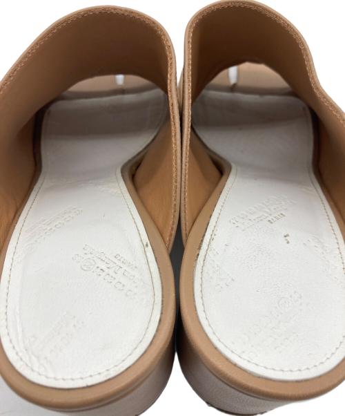 Maison Margiela（メゾンマルジェラ）Maison Margiela (メゾンマルジェラ) HANNAH ミュール ベージュ サイズ:37の古着・服飾アイテム