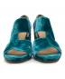 DRIES VAN NOTEN (ドリスヴァンノッテン) ベルベットサンダル グリーン サイズ:37：15000円