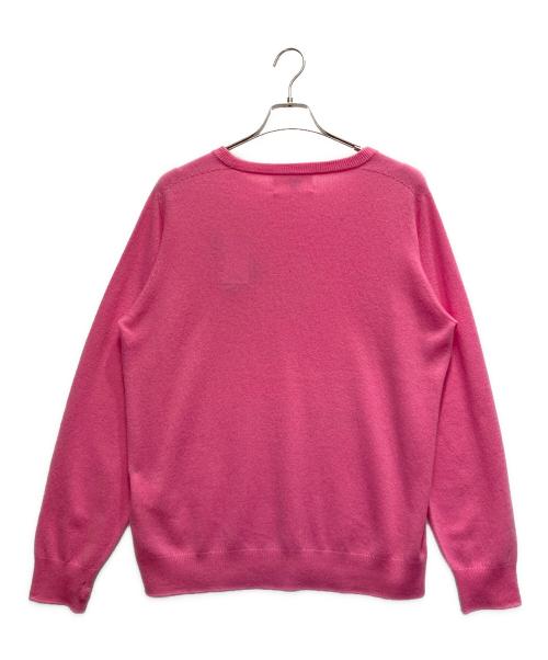 SHIPS（シップス）SHIPS (シップス) ホールガーメント12ゲージカシミヤクルーネックニット ピンク サイズ:XL 未使用品の古着・服飾アイテム
