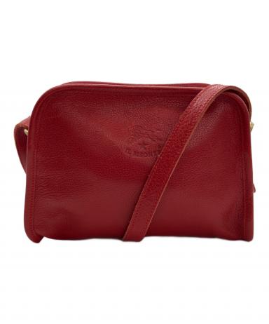 イルビゾンテ　ポシェット　赤　値下げしました 中古・古着通販】IL BISONTE (イル ビゾンテ) ラウンドフレア