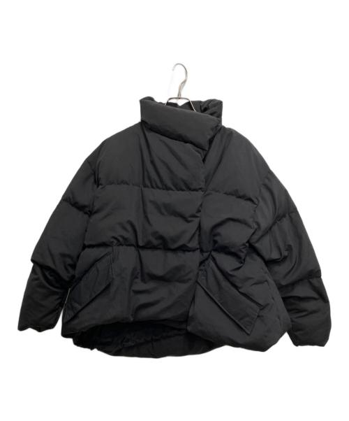 Whim Gazette（ウィムガゼット）Whim Gazette (ウィムガゼット) マフラー付きダウン ブラック サイズ:38の古着・服飾アイテム