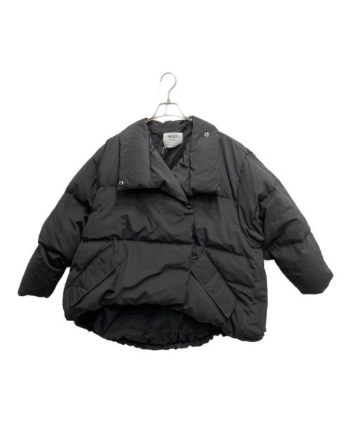 Whim Gazette（ウィムガゼット）Whim Gazette (ウィムガゼット) マフラー付きダウン ブラック サイズ:38の古着・服飾アイテム