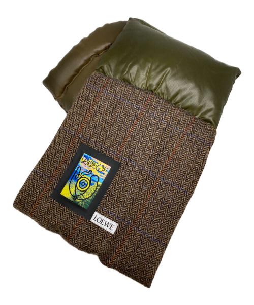 LOEWE（ロエベ）LOEWE (ロエベ) Eye/LOEWE/Natureマフラー ブラウン サイズ:-の古着・服飾アイテム