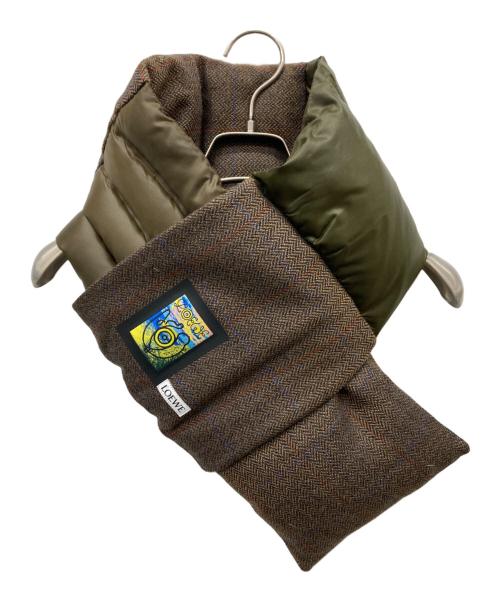 LOEWE（ロエベ）LOEWE (ロエベ) Eye/LOEWE/Natureマフラー ブラウン サイズ:-の古着・服飾アイテム