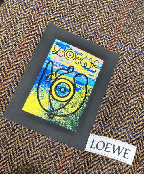 LOEWE（ロエベ）LOEWE (ロエベ) Eye/LOEWE/Natureマフラー ブラウン サイズ:-の古着・服飾アイテム