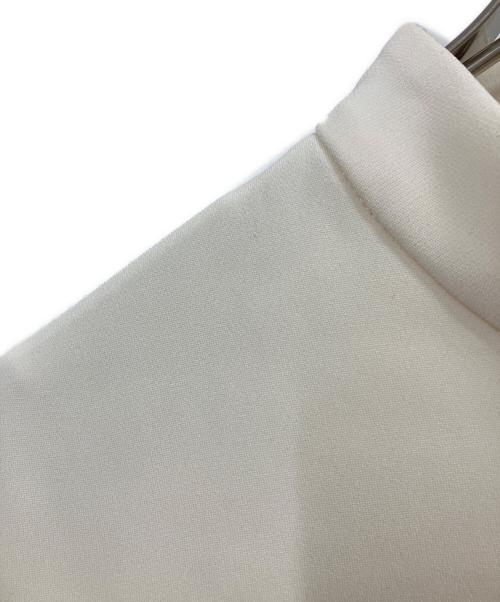 Loulou Willoughby（ルルウィルビー）Loulou Willoughby (ルルウィルビー) アシメドレープミニワンピース アイボリー サイズ:2の古着・服飾アイテム