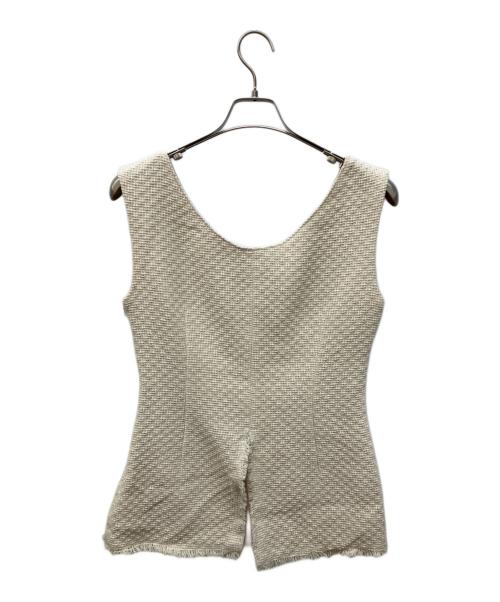 HER.（ハー）HER. (ハー) コットンツイードブラウス ベージュ サイズ:FREEの古着・服飾アイテム