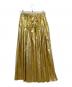 Adam et Rope (アダム エ ロペ) メタリックイージースカート ゴールド サイズ:F：8000円