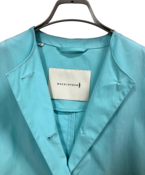 MACKINTOSH（マッキントッシュ）MACKINTOSH (マッキントッシュ) 撥水ハンビーノーカラーコート ブルー サイズ:6の古着・服飾アイテム