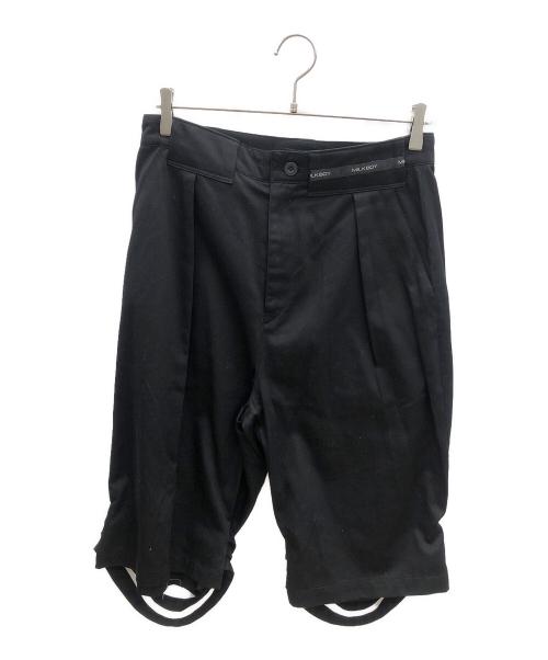 MILK BOY（ミルクボーイ）MILK BOY (ミルクボーイ) TAPEY SHORTS ブラック サイズ:Fの古着・服飾アイテム