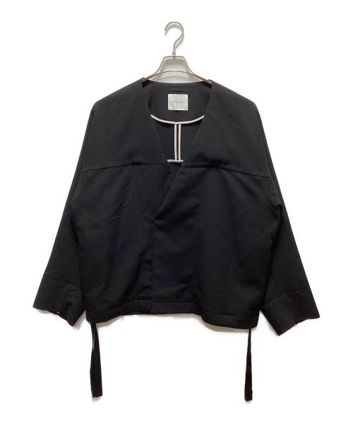 STERNBERG（スタンバーグ）STERNBERG (スタンバーグ) ノーカラージャケット ブラック サイズ:Ｌの古着・服飾アイテム