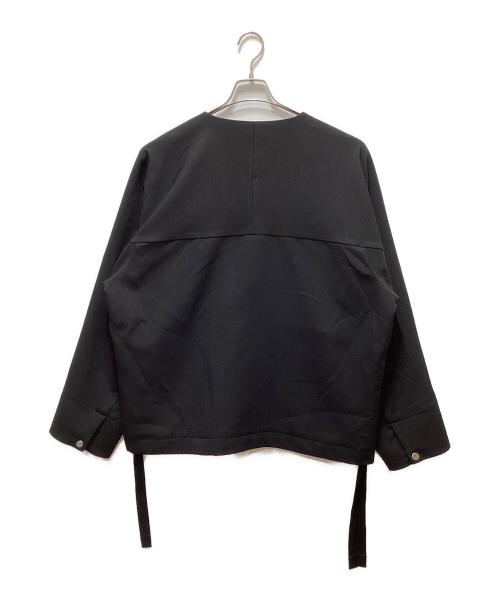 STERNBERG（スタンバーグ）STERNBERG (スタンバーグ) ノーカラージャケット ブラック サイズ:Ｌの古着・服飾アイテム