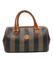 FENDI（フェンディ）の古着「ペカンミニボストンバッグ」｜ブラウン