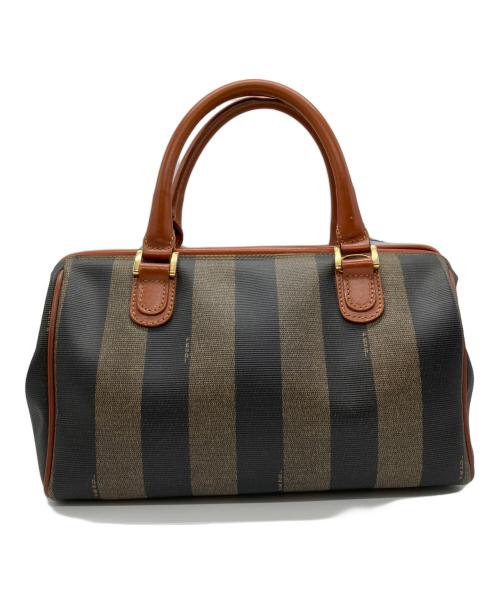 FENDI（フェンディ）FENDI (フェンディ) ペカン ミニボストンバッグ ブラウンの古着・服飾アイテム