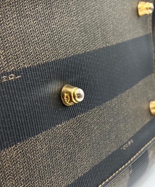 FENDI（フェンディ）FENDI (フェンディ) ペカン ミニボストンバッグ ブラウンの古着・服飾アイテム