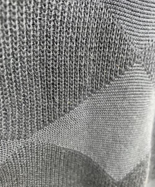 LACOSTE（ラコステ）LACOSTE (ラコステ) 別注アーガイル柄ニットポロシャツ ネイビー サイズ:Mの古着・服飾アイテム