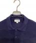 中古・古着 LACOSTE (ラコステ) 別注アーガイル柄ニットポロシャツ ネイビー サイズ:M：8000円