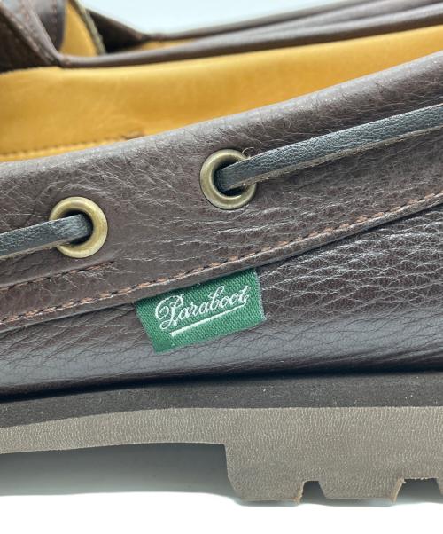 PARABOOT（パラブーツ）PARABOOT (パラブーツ) UNITED ARROWS (ユナイテッドアローズ) BARTH デッキシューズ ブラウン サイズ:7.5の古着・服飾アイテム