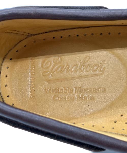 PARABOOT（パラブーツ）PARABOOT (パラブーツ) UNITED ARROWS (ユナイテッドアローズ) BARTH デッキシューズ ブラウン サイズ:7.5の古着・服飾アイテム
