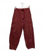 THE NORTHFACE PURPLELABELザ・ノースフェイス パープルレーベル）の古着「Ripstop Wide Cropped Pants」｜ボルドー