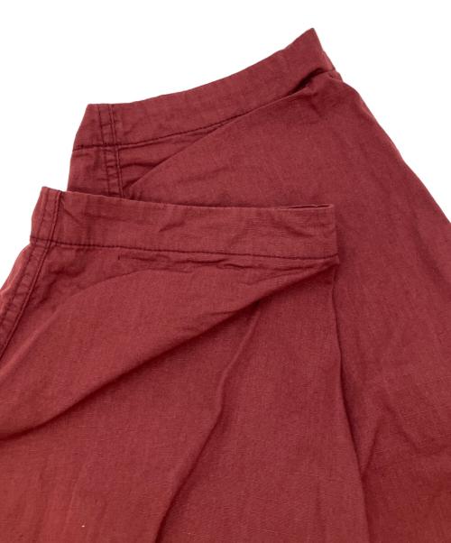 THE NORTHFACE PURPLELABEL（ザ・ノースフェイス パープルレーベル）THE NORTHFACE PURPLELABEL (ザ・ノースフェイス パープルレーベル) Ripstop Wide Cropped Pants ボルドー サイズ:wsの古着・服飾アイテム