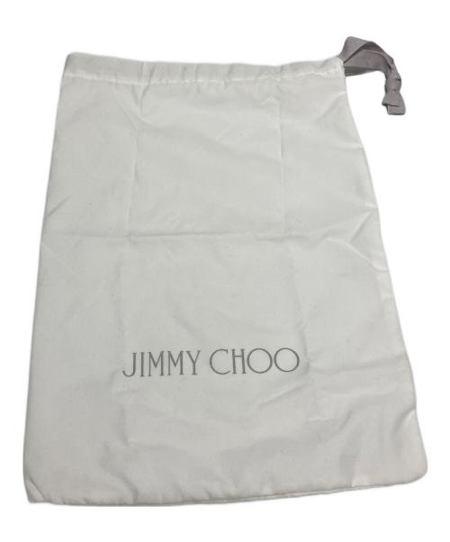 JIMMY CHOO（ジミーチュウ）JIMMY CHOO (ジミーチュウ) エナメル クロスストラップ サンダル ブラック サイズ:SIZE37の古着・服飾アイテム