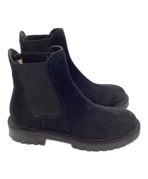 JIMMY CHOO（ジミーチュウ）JIMMY CHOO (ジミーチュウ) サイドゴアブーツ ブラック サイズ:38の古着・服飾アイテム
