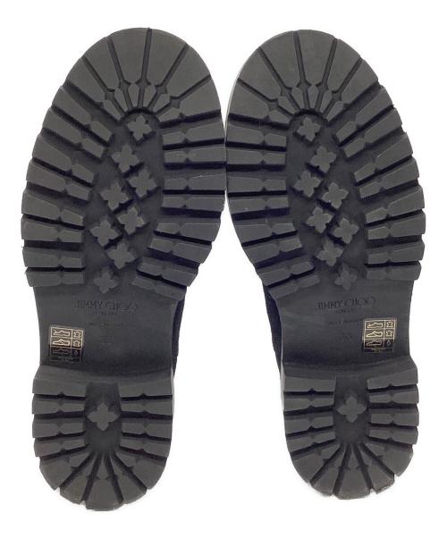 JIMMY CHOO（ジミーチュウ）JIMMY CHOO (ジミーチュウ) サイドゴアブーツ ブラック サイズ:38の古着・服飾アイテム