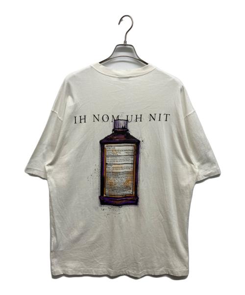 IN NOM UH NIT（イン ノミネイト）IN NOM UH NIT (イン ノミネイト) プリントTシャツ ホワイト サイズ:Lの古着・服飾アイテム