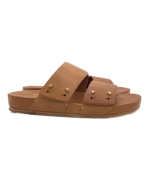 FEIT（フェイト（ファイト））FEIT (フェイト（ファイト）) レザーサンダル ブラウン サイズ:XLの古着・服飾アイテム