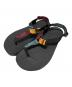 BEDROCK SANDALS（ベッドロックサンダル）の古着「サンダル」｜ブラック×レッド