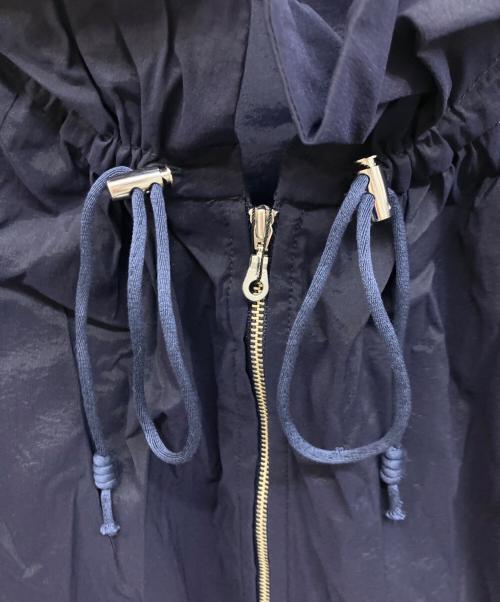 Lallia Mu（ラリア ムー）Lallia Mu (ラリア ムー) ストレッチシアーブルゾン ネイビー サイズ:38 未使用品の古着・服飾アイテム