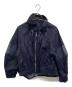 Lallia Mu（ラリア ムー）の古着「ストレッチシアーブルゾン」｜ネイビー