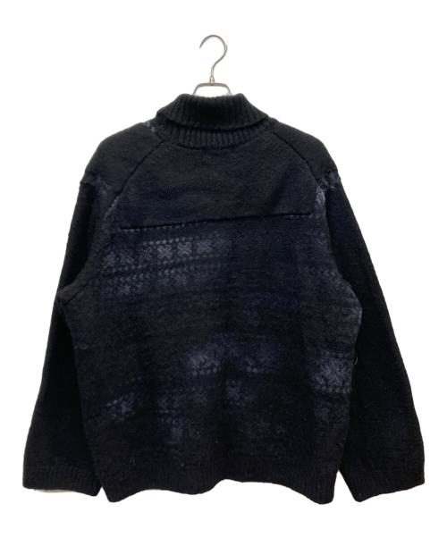 Yohji Yamamoto pour homme（ヨウジヤマモト プールオム）Yohji Yamamoto pour homme (ヨウジヤマモト プールオム) タートルネックニット/SAMPLE品 ブラック サイズ:FREEの古着・服飾アイテム