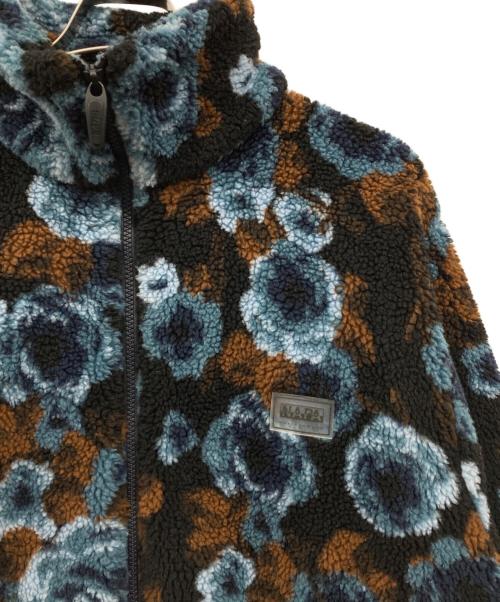 NAPAPIJRI（ナパピリ）NAPAPIJRI (ナパピリ) 総柄フリースジャケット ネイビー サイズ:Mの古着・服飾アイテム