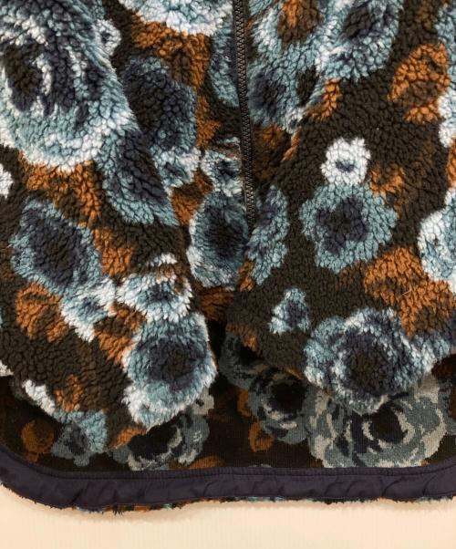 NAPAPIJRI（ナパピリ）NAPAPIJRI (ナパピリ) 総柄フリースジャケット ネイビー サイズ:Mの古着・服飾アイテム