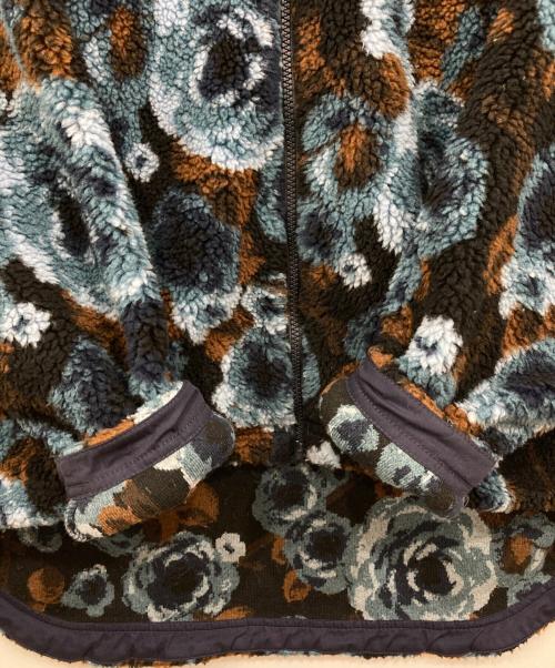 NAPAPIJRI（ナパピリ）NAPAPIJRI (ナパピリ) 総柄フリースジャケット ネイビー サイズ:Mの古着・服飾アイテム