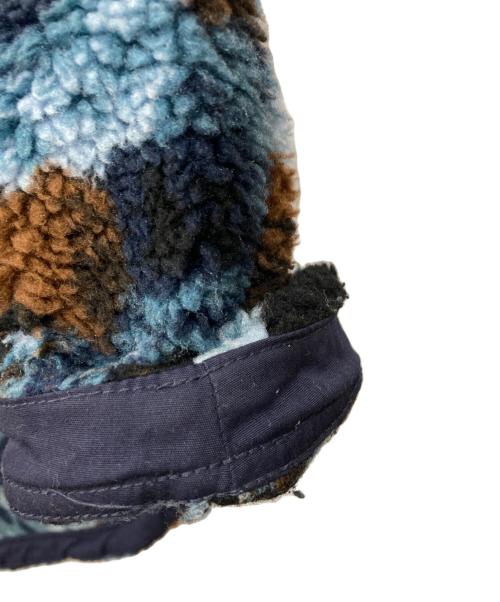 NAPAPIJRI（ナパピリ）NAPAPIJRI (ナパピリ) 総柄フリースジャケット ネイビー サイズ:Mの古着・服飾アイテム