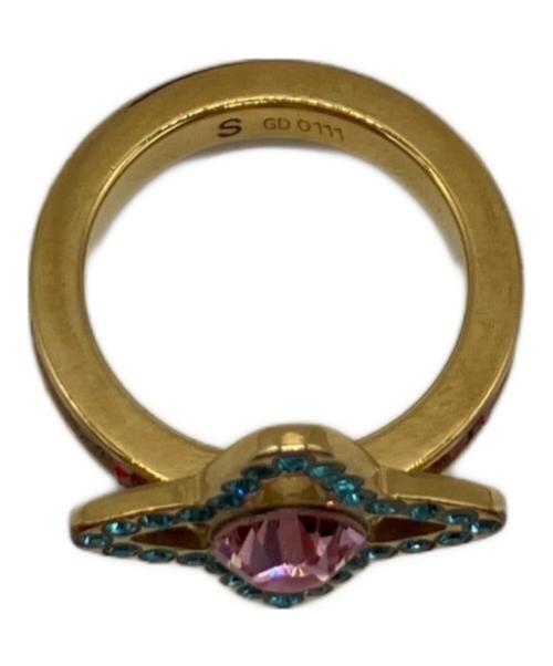 LOUIS VUITTON（ルイ ヴィトン）LOUIS VUITTON (ルイ ヴィトン) バーグ アイ キャンディ 2連リング ゴールド サイズ:9号・10号の古着・服飾アイテム