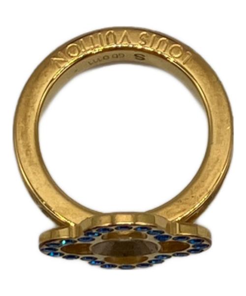 LOUIS VUITTON（ルイ ヴィトン）LOUIS VUITTON (ルイ ヴィトン) バーグ アイ キャンディ 2連リング ゴールド サイズ:9号・10号の古着・服飾アイテム