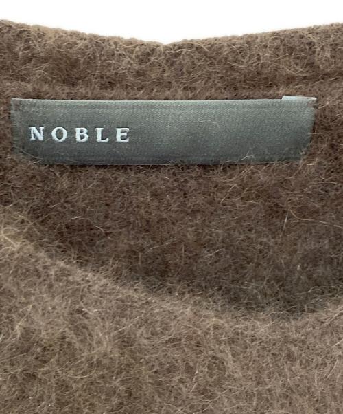 Noble（ノーブル）Noble (ノーブル) ファーニットVネックプルオーバー ブラウン サイズ:Freeの古着・服飾アイテム