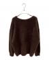 Noble (ノーブル) ファーニットVネックプルオーバー ブラウン サイズ:Free：8000円
