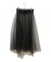 VERMEIL par iena（ヴェルメイユ パー イエナ）の古着「チュールフレアスカート」｜ブラック