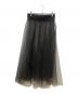 VERMEIL par iena (ヴェルメイユ パー イエナ) チュールフレアスカート ブラック サイズ:38：9000円