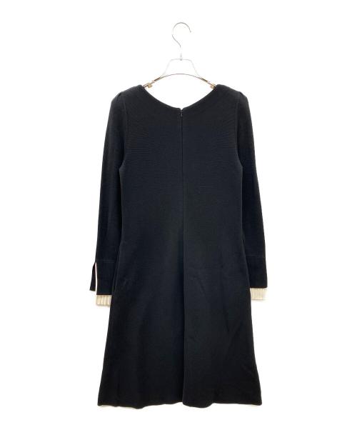 FOXEY（フォクシー）FOXEY (フォクシー) ニットワンピース ブラック サイズ:38の古着・服飾アイテム