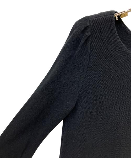 FOXEY（フォクシー）FOXEY (フォクシー) ニットワンピース ブラック サイズ:38の古着・服飾アイテム